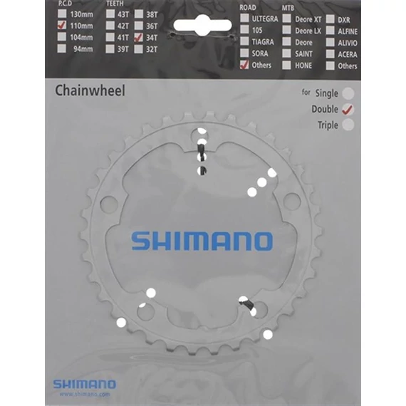 Shimano lánckerék 34f claris fc2350 ezüst kerékpáros