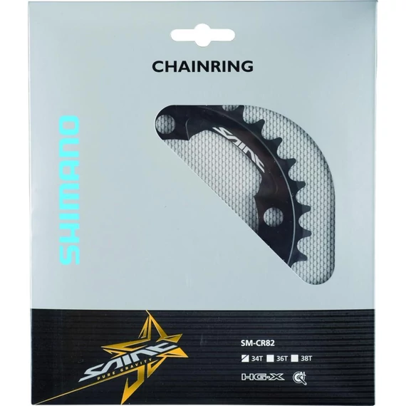 Shimano lánckerék 34f saint fcm820 fekete  104 kerékpáros