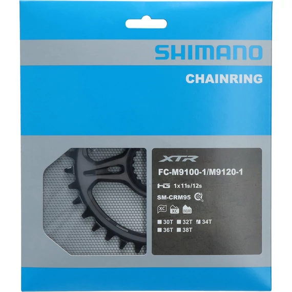 Shimano lánckerék 34f xtr fcm9100/9120 kerékpáros