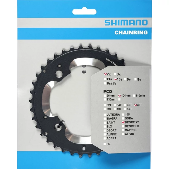 Shimano lánckerék 38f fcm785 38-24f am kerékpáros