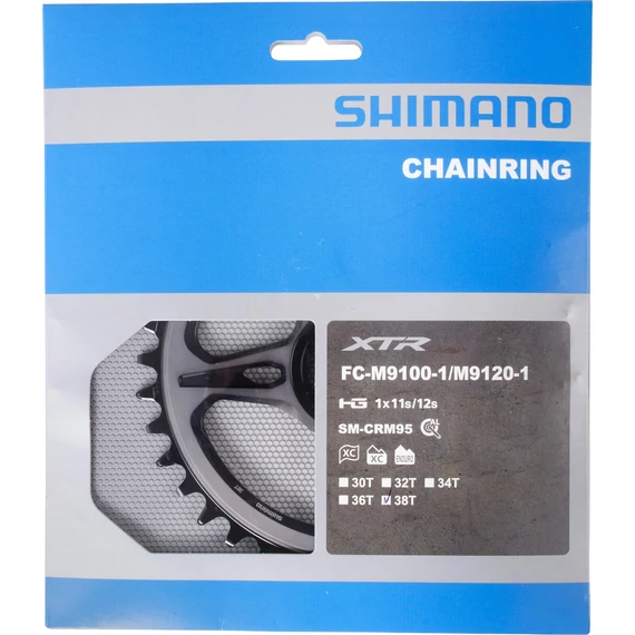 Shimano lánckerék 38f xtr fcm9100/9120 kerékpáros