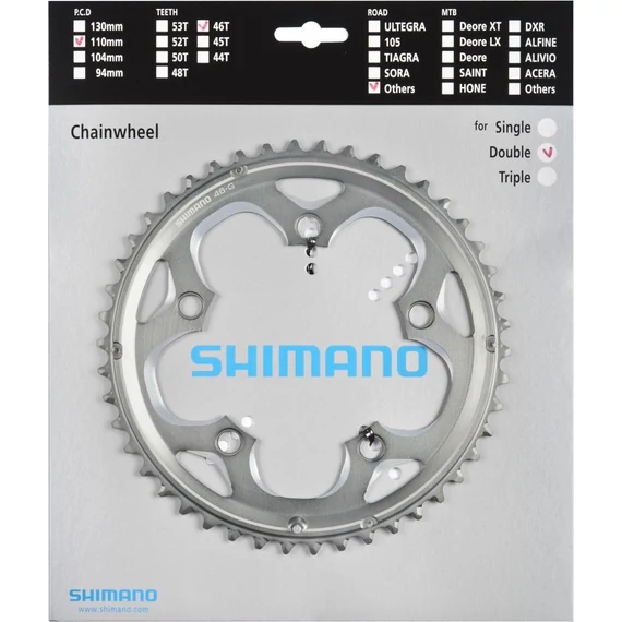 Shimano lánckerék 46f fccx70 46f-g kerékpáros