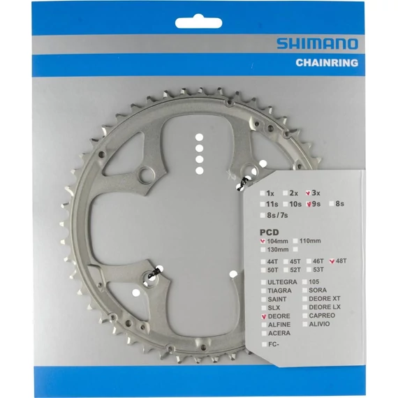Shimano lánckerék 48f deore fcm510 lv. kerékpáros