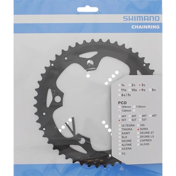 Shimano lánckerék 50f fc3503 fekete kerékpáros