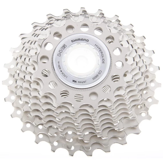Shimano kazettás fogaskoszorú 10-es 16-27f cs6600 kerékpáros