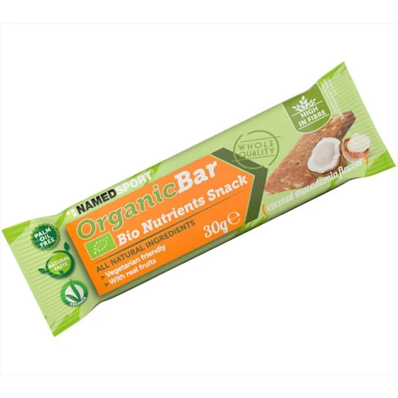 NamedSport organicbar coconut- macadamia - 12x30g kerékpáros