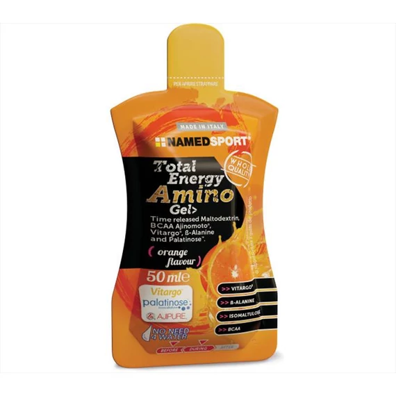 NamedSport total energy amino gel narancs 32x50ml gél  kerékpáros