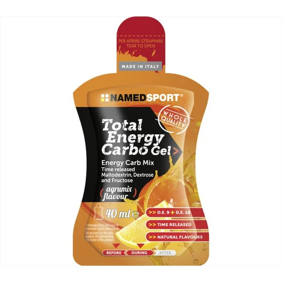 NamedSport total energy carbo gel 24x40ml gél  kerékpáros