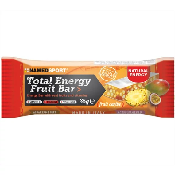 NamedSport total energy fruit bar karibi-gyümölcs 25x35g szelet  kerékpáros