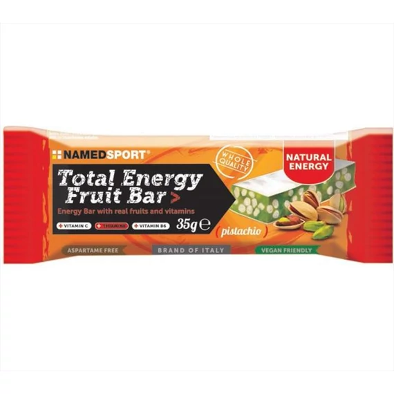 NamedSport total energy fruit bar pisztácia 25x35g szelet  kerékpáros