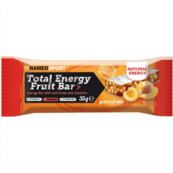 NamedSport total energy fruit bar sárga gyümölcs 25x35g szelet  kerékpáros