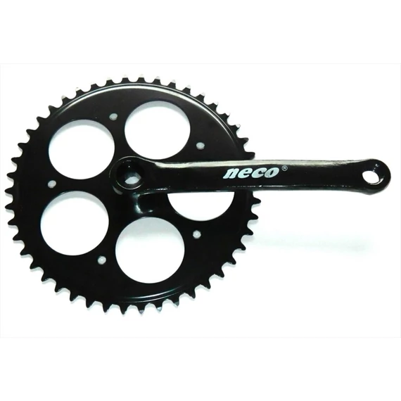 Neco 46T acél fekete 170mm kerékpáros