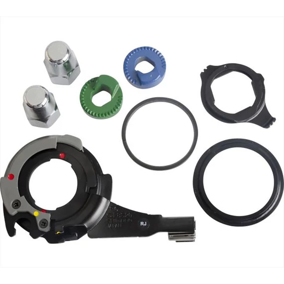 Shimano nexus szerelék 8-as / minden 8-as agyhoz / ejtő papucs 8r/8l kék/zöld kerékpáros