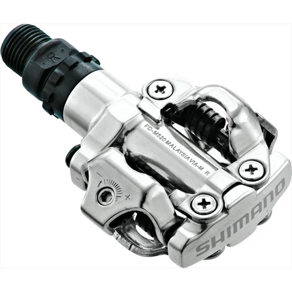 Shimano pedál spd pdm520 ezüst stoplival kerékpáros