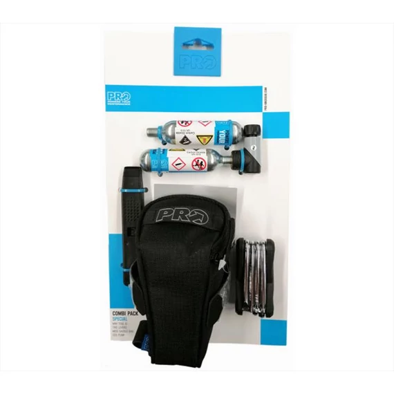 PRO csomag combipack (nyeregtáska-co2 pumpa-szerszám) kerékpáros