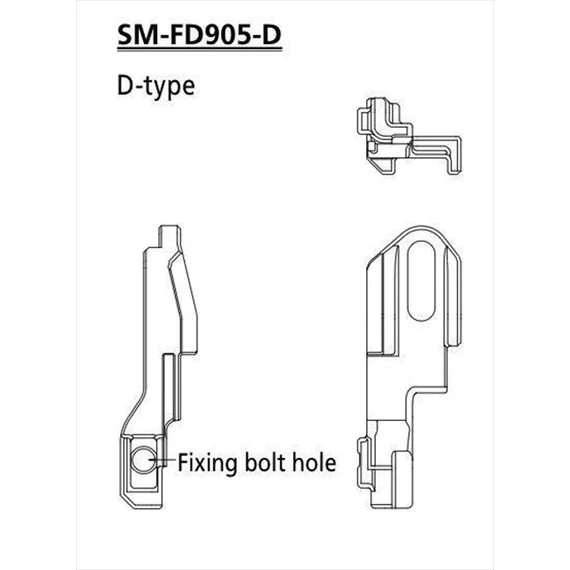 Shimano adapter for fd mount sm-fd905-d direct mount type ind.pack kerékpáros