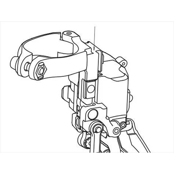Shimano adapter for fd mount sm-fd905-l low clamp bandl-size(34.9mm) w/ kerékpáros