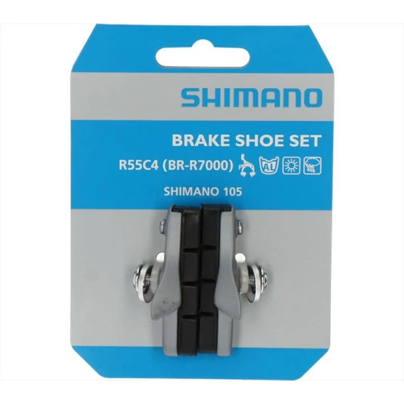Shimano br-r7000 r55c4 cartridge-type brake shoeset (pair/ezüst) kerékpáros