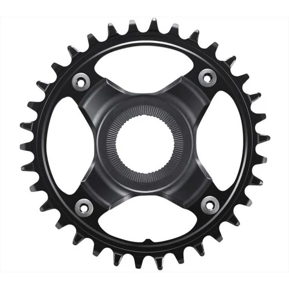 Shimano chainring sm-cre80-12-b 38t w/o cg for chain line 53mm fekete kerékpáros