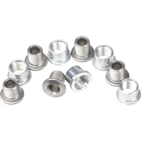 Shimano fc-3550 gear fixing bolt(m8x8.5) & nut (5sets) kerékpáros