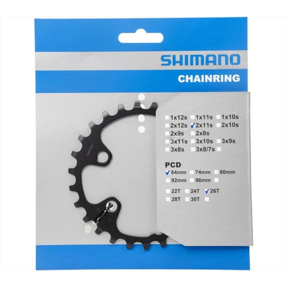 Shimano fc-m5100-2 chainring 26t-bc kerékpáros