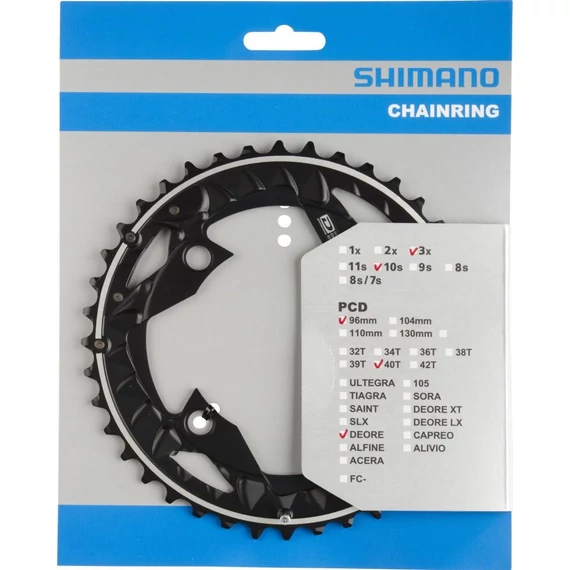 Shimano fc-m612 chainring 40t-an kerékpáros