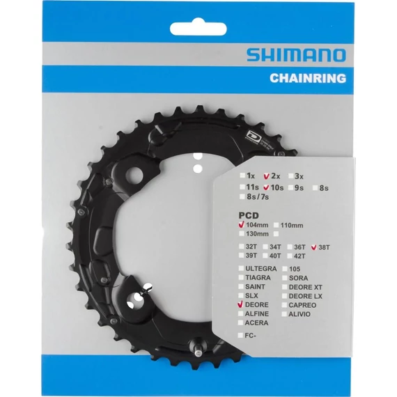 Shimano fc-m615 chainring 38t-ak kerékpáros