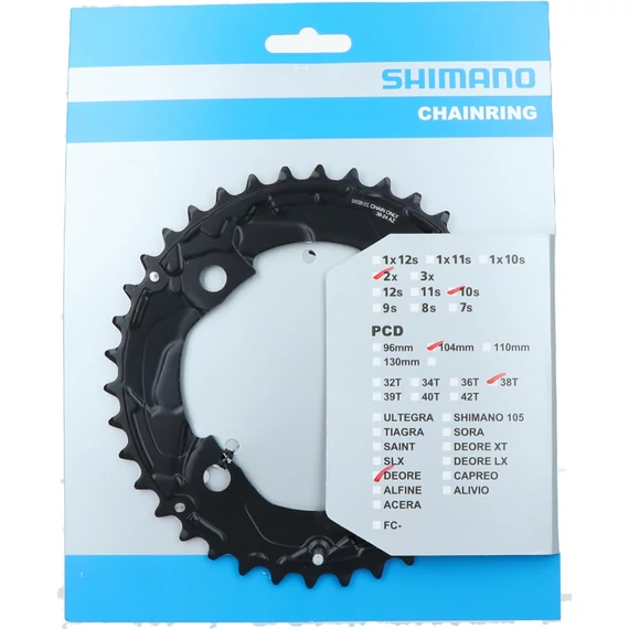 Shimano fc-m617 chainring 38t-az kerékpáros