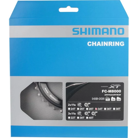 Shimano fc-m8000 chainring 34t-bb for 34-24t kerékpáros