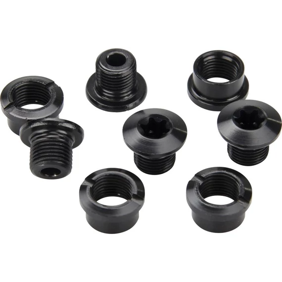 Shimano fc-mx71 double gear fixing bolt(m8x7) & nut(4 sets) kerékpáros