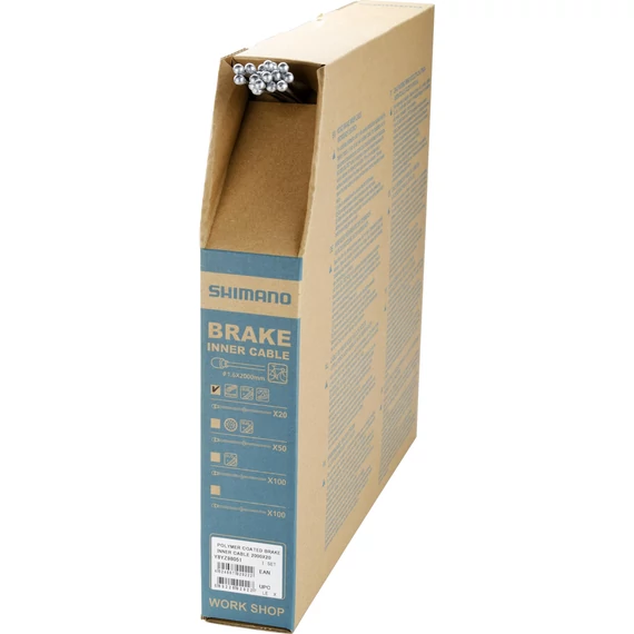 Shimano polymer coated brake inner cable 2000 1set 20pcs kerékpáros