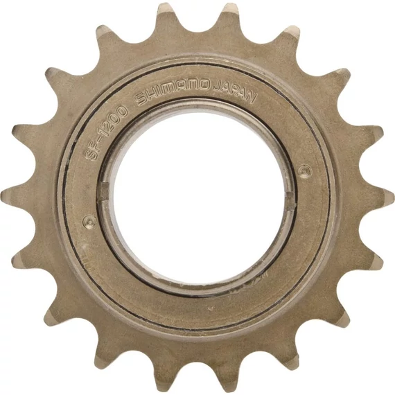 Shimano single freewheel sprocket sf-1200 18t brown ind.pack kerékpáros