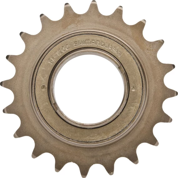 Shimano single freewheel sprocket sf-1200 20t brown ind.pack kerékpáros