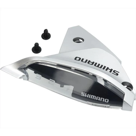 Shimano st-ef510-l4a upper cover ezüst & fixingscrews kerékpáros