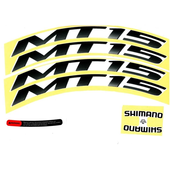 Shimano wh-mt15w rim sticker unit fekete kerékpáros