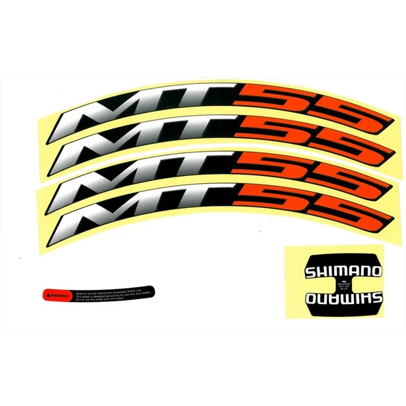 Shimano wh-mt55-29 rim sticker unit orange kerékpáros