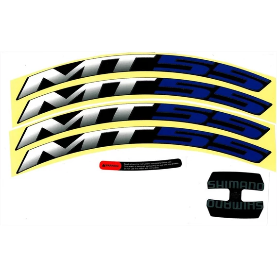 Shimano wh-mt55 rim sticker unit blue kerékpáros
