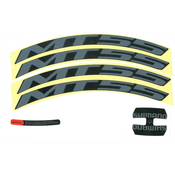 Shimano wh-mt55 rim sticker unit high-techgrey kerékpáros
