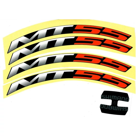 Shimano wh-mt55 rim sticker unit orange kerékpáros