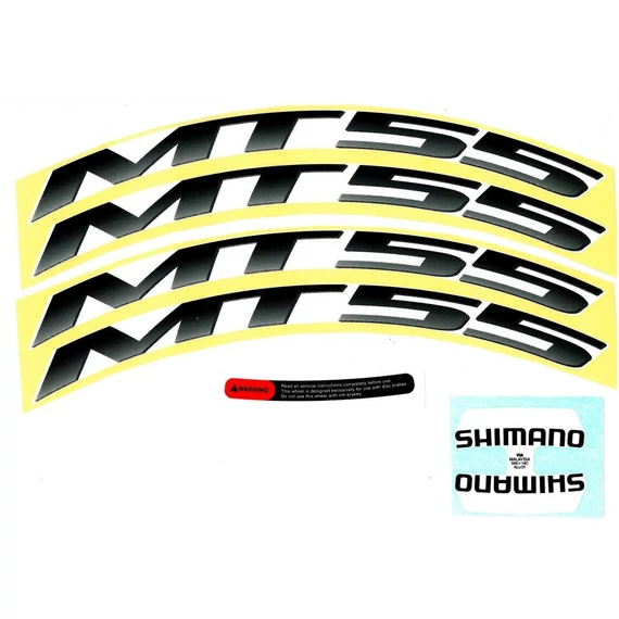 Shimano wh-mt55 rim sticker unit fehér kerékpáros