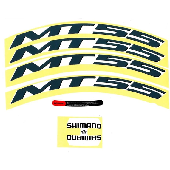 Shimano wh-mt55w-29 rim sticker unit high-tech grey kerékpáros