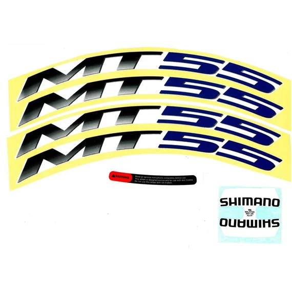 Shimano wh-mt55w rim sticker unit blue kerékpáros