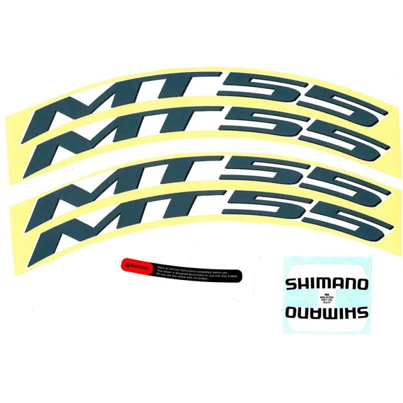 Shimano wh-mt55w rim sticker unit high-techgrey kerékpáros