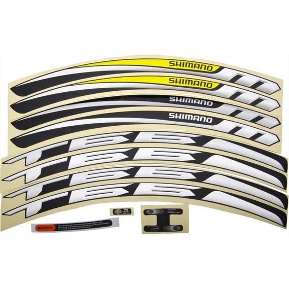 Shimano wh-mt66-29 rim sticker unit(lime green) kerékpáros