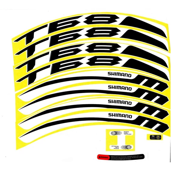 Shimano wh-mt68-w rim sticker (monotone) kerékpáros