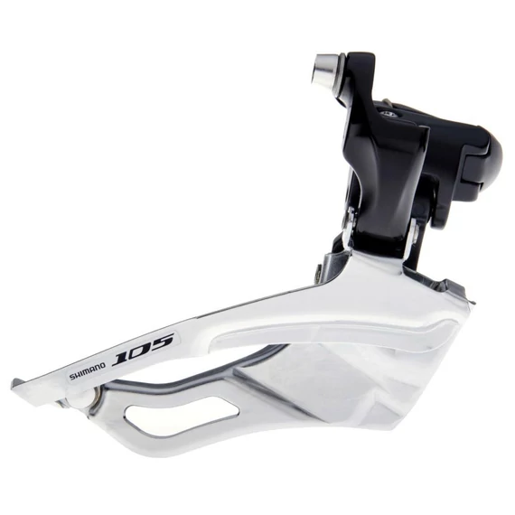 Shimano váltóelső105 bilincses - 318mm(+286) tripla 50f fekete 10-es trekking kerékpáros