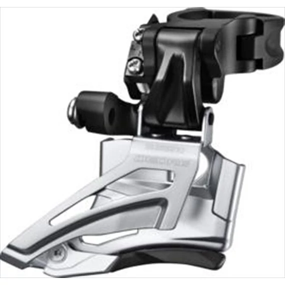 Shimano váltóelsődeore felső bilincses ah/fh-ds 349mm(+318/286) dupla 36-38f fekete 10-es MTB kerékpáros