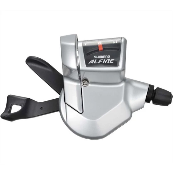 Shimano váltókar jobb alfine 11-es rapidfire ezüst bilincses +bowden kerékpáros
