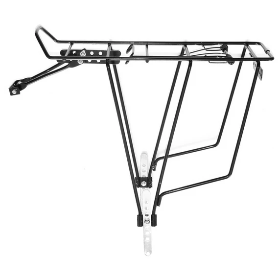 Velotech/Noname Csomagtartó 24-28" acél fekete kerékpáros