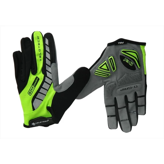 Velotech/Noname Kesztyű felnőtt hosszúzöldL/XL kerékpáros